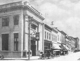 Historic black and white photo of Main Office location 